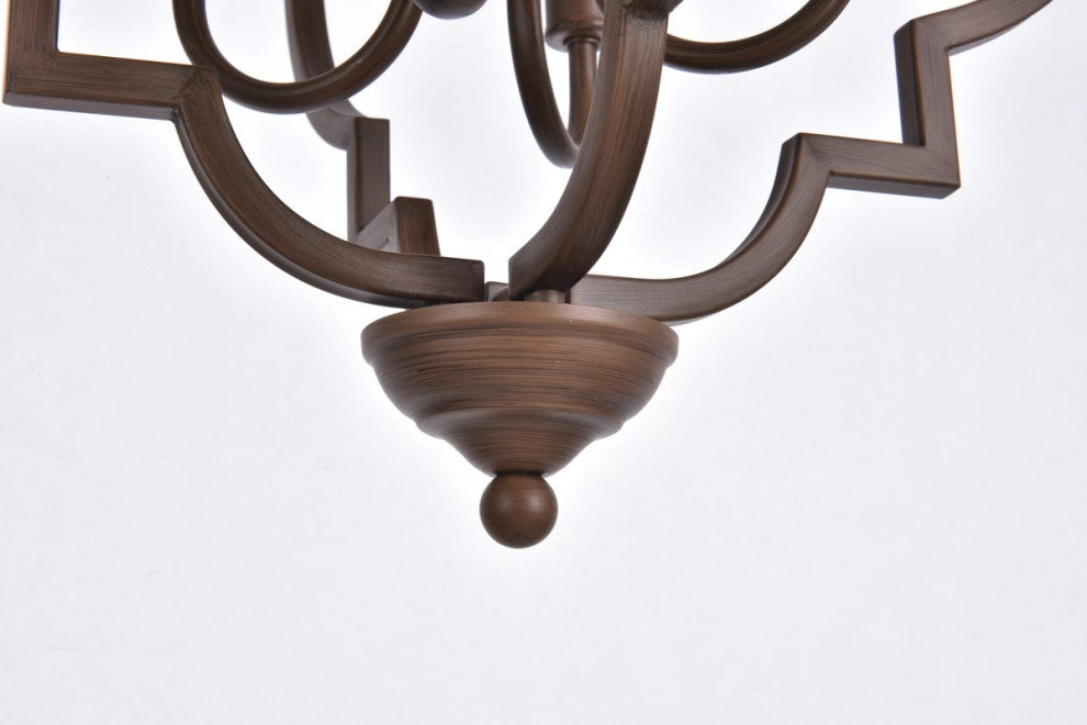 Sonny 4-Light Pendant, Weathered Oak