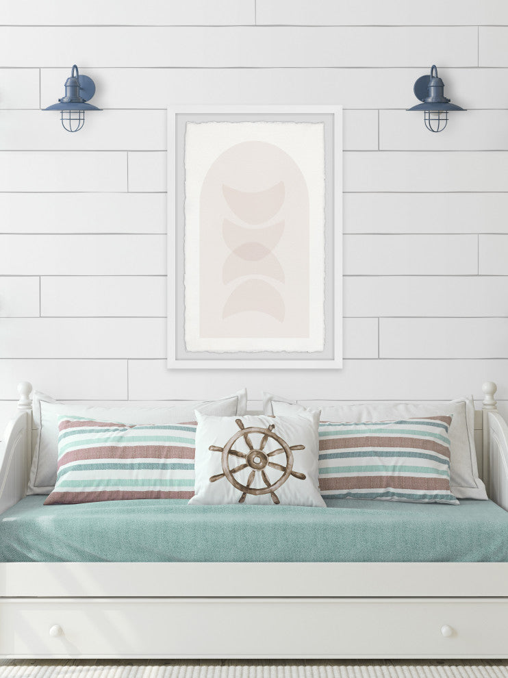 "Dual Polarity" Framed Painting Print, 16x24