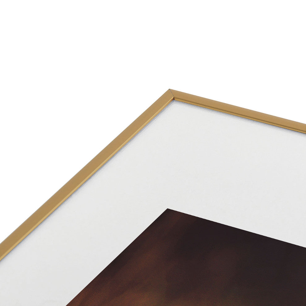 Shannon Clark Amber Metal Framed Art Print
