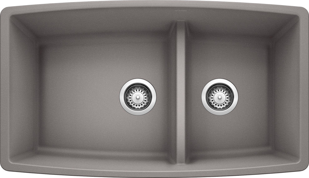 Blanco Performa 19"x33" 2 Basin Granite Undermount Kitchen Sink