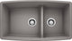 Blanco Performa 19"x33" 2 Basin Granite Undermount Kitchen Sink