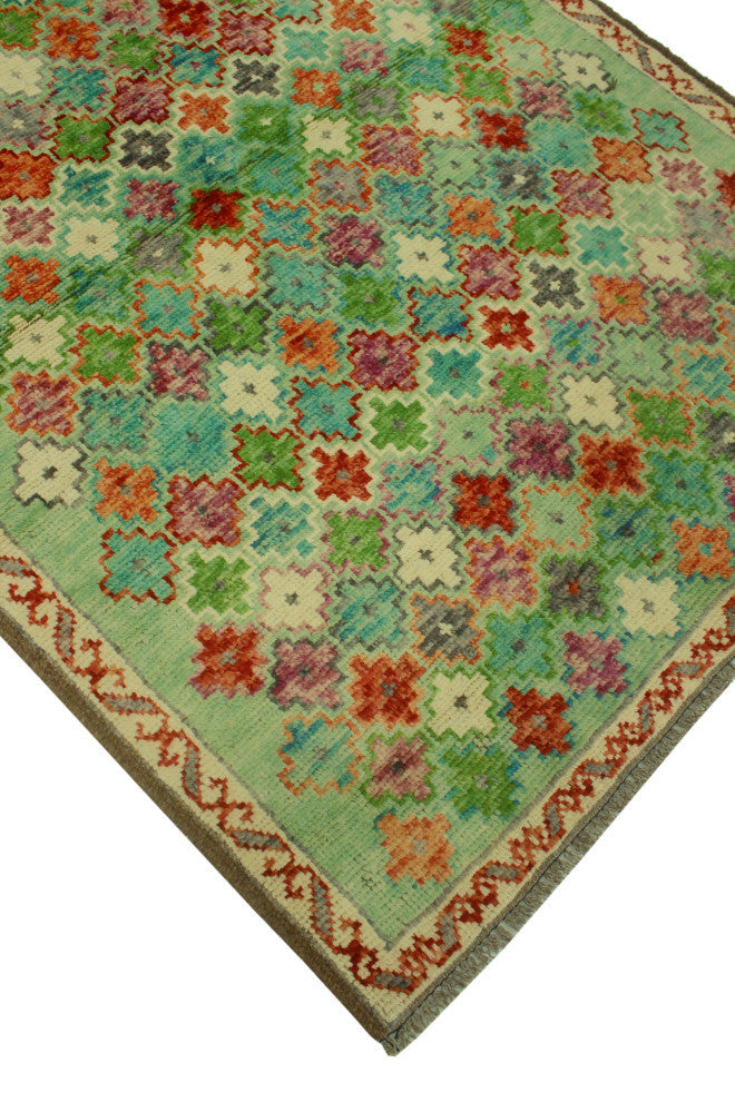 Balochi Anapaula Rust/Orange Rug, 4'2x5'8