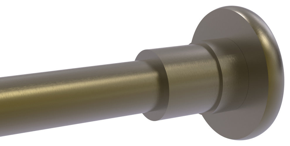 Shower Curtain Rod Brackets, Antique Brass