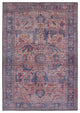 Vibe by Jaipur Living Ainsworth Medallion Blue/ Pink Area Rug 5'3"X8'
