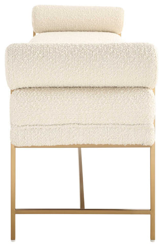 Uttermost Bolster Pearl White Bench