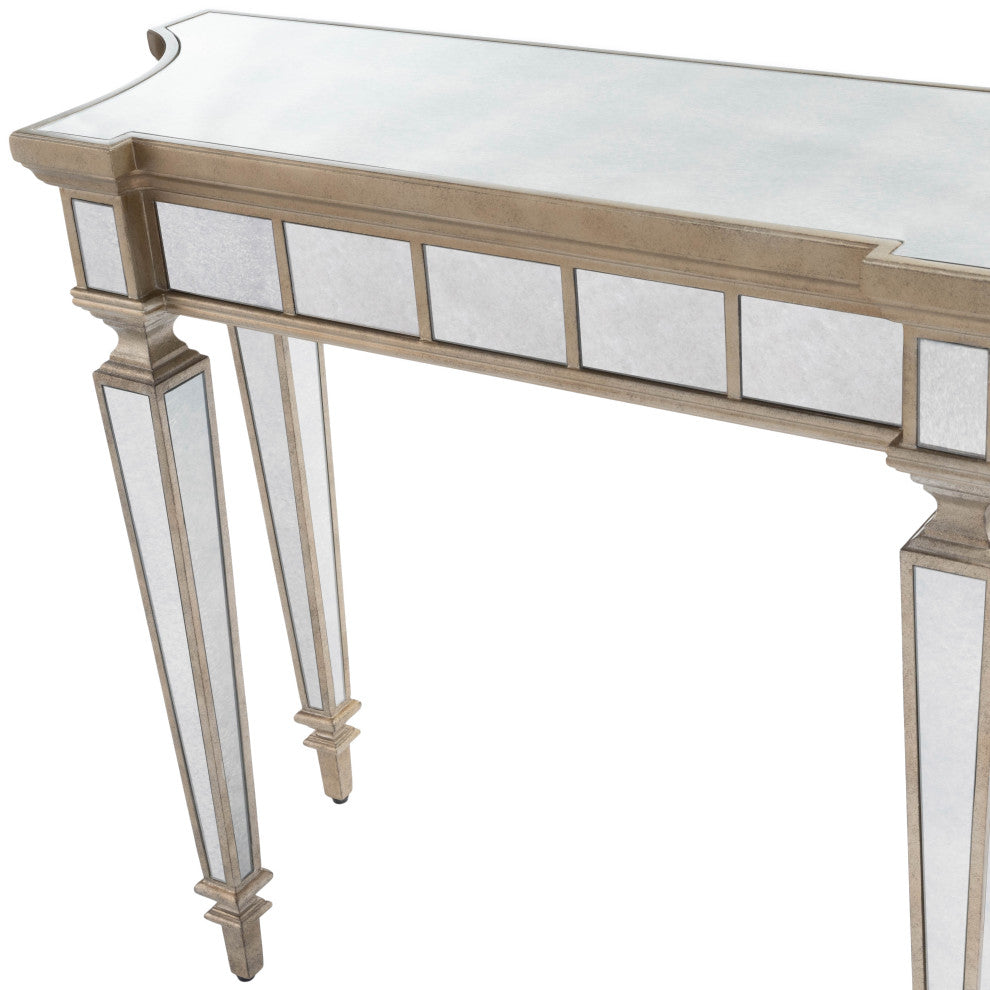 Butler Specialty Company, Garbo Mirrored Console Table, Silver