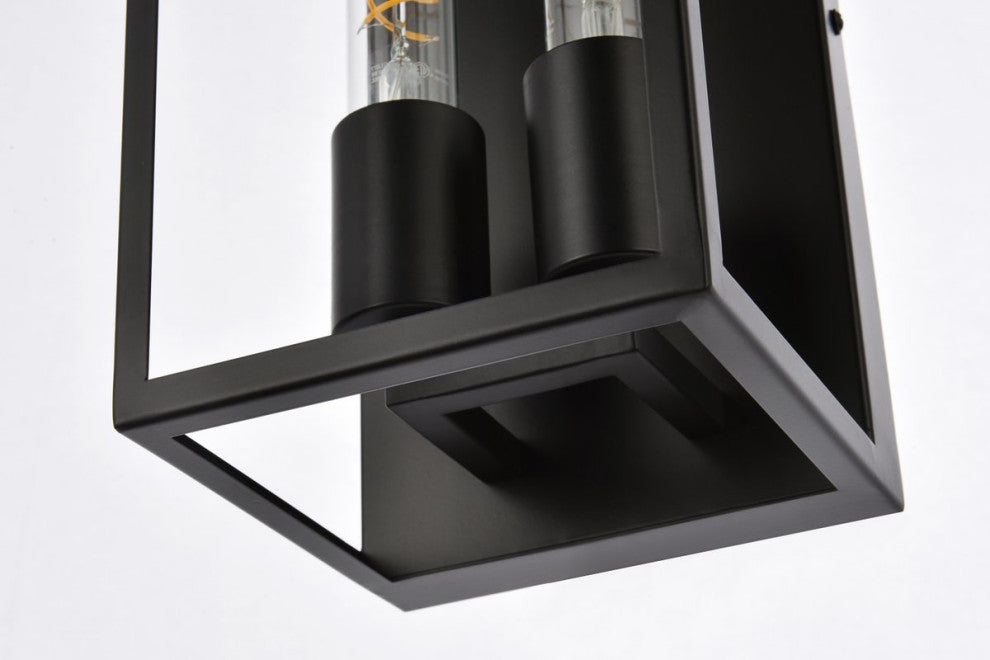 Victoria 2-Light Wall Sconce, Black