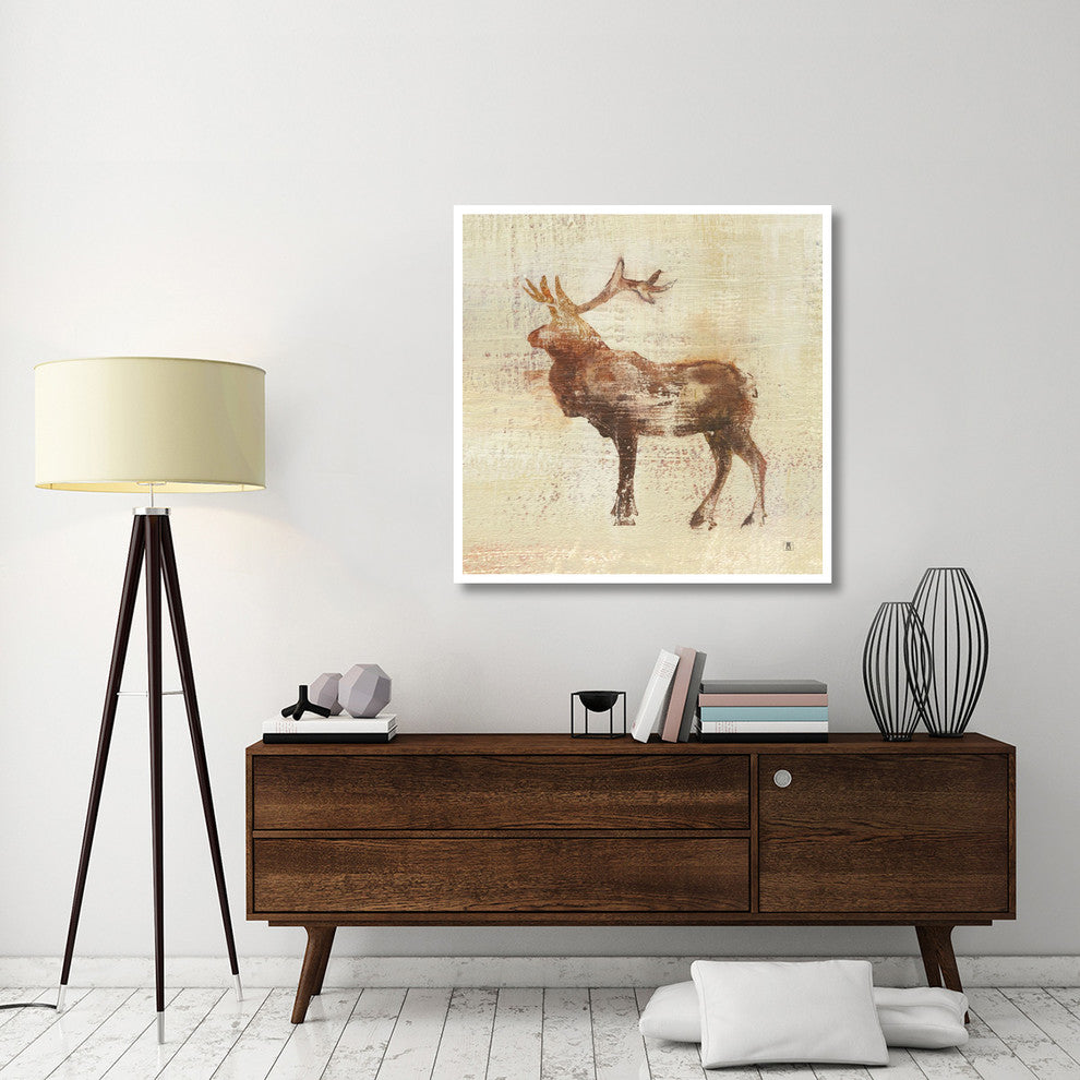 "Elk Study" Digital Paper Print by Studio Mousseau, 42"x42"