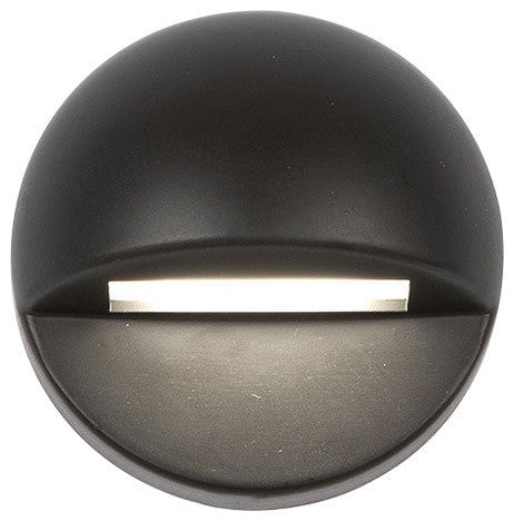 WAC Lighting LED 12V Round Deck And Patio Light, Bronzed Brass