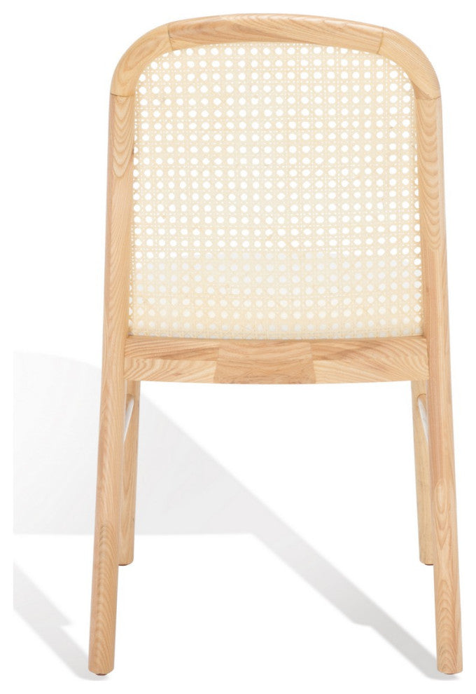 Safavieh Couture Annmarie Rattan Back Dining Chair, Natural