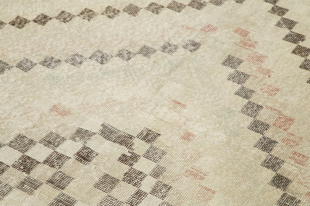 Rug N Carpet - Handmade Anatolian 4' 10'' x 8' 10'' Decorative Vintage Rug