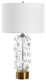 Uttermost Aura Clear Glass Table Lamp