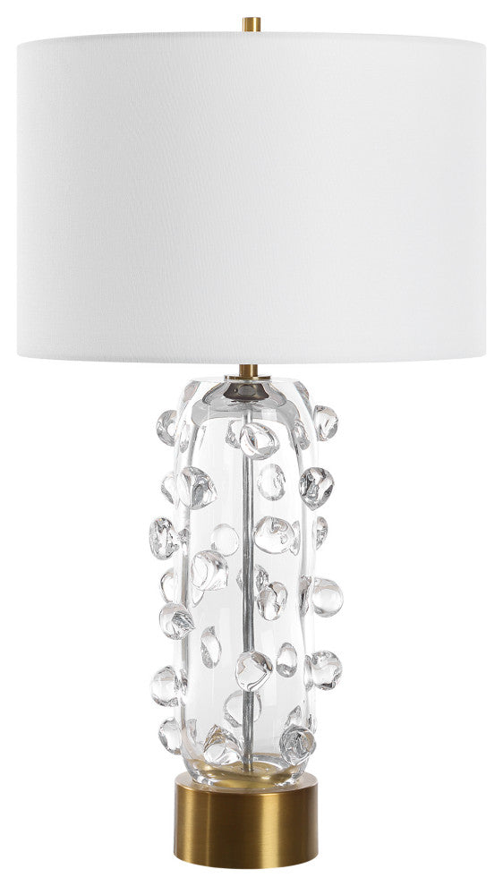 Uttermost Aura Clear Glass Table Lamp