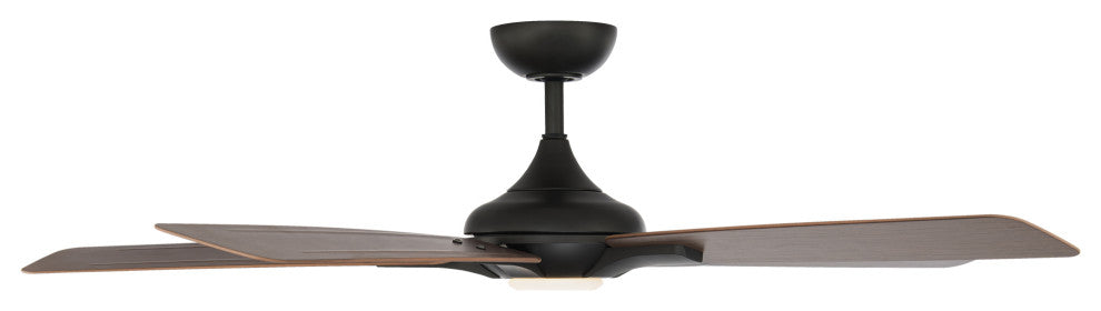 Mykonos 60" Indoor/Outdoor Smart Ceiling Fan, Bronze Dark Walnut, 3500K Light