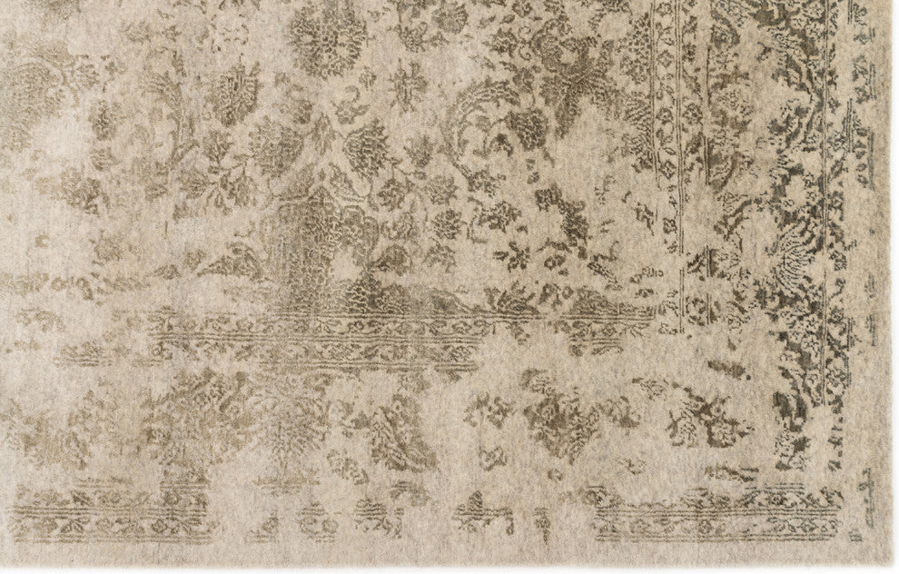 Gray Storm Hand Knotted Pearl Area Rug by Loloi, 2''0"x3''0"