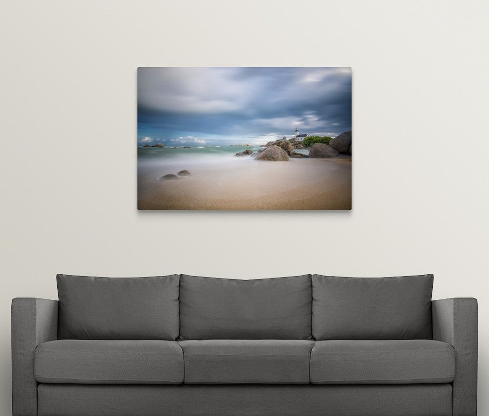 "Brignogan in Brittany" Wrapped Canvas Art Print, 48"x32"x1.5"
