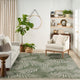 Nourison Garden Oasis 10' x 14' Green Ivory Tropical Rug