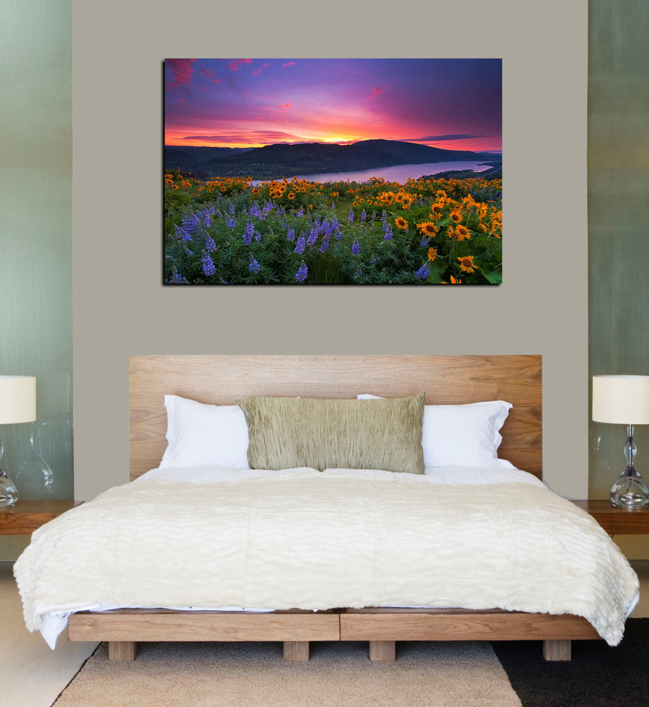 Epic Graffiti "Paradise Garden" by Jesse Estes, Giclee Canvas Wall Art, 40"x60"