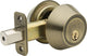 Double Cylinder Deadbolt, Antique Brass