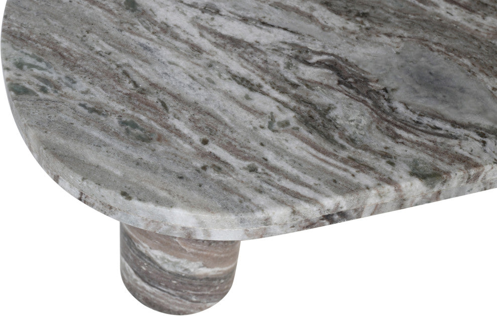 Messina Marble Coffee Table, Brown