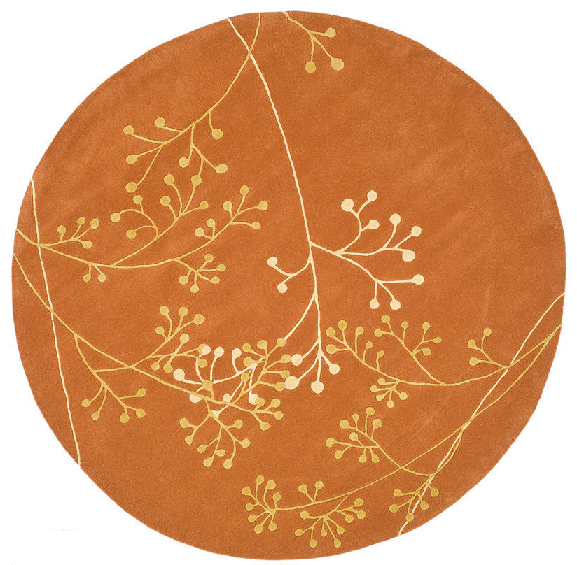 Safavieh Soho soh305d Floral Rug, Rust, 9'6"x13'6"