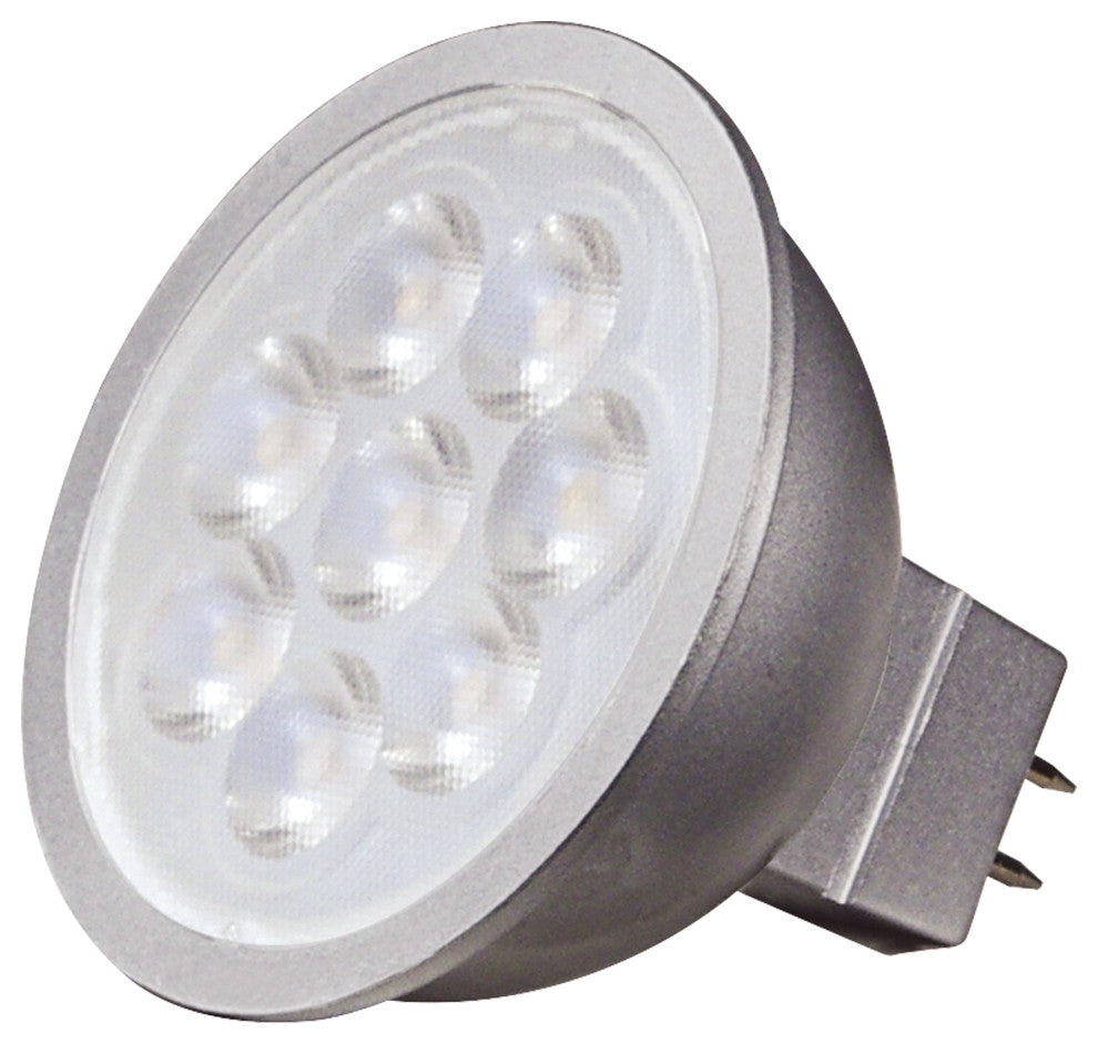 6.5W, MR16 LED, 3000K, GU5.3 Base, 25 deg. Beam Angle, 12V