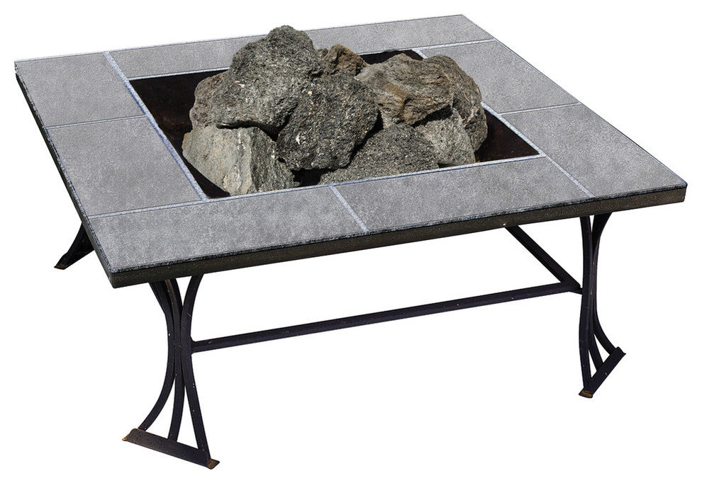 5 lb. Firepit Rock Bag, Charcoal Gray, Charcoal Gray, Single Bag