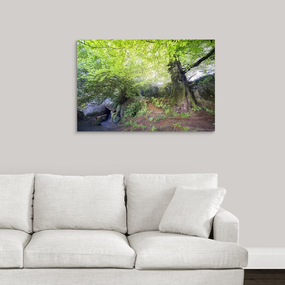 "Huelgoat Entrance" Wrapped Canvas Art Print, 36"x24"x1.5"
