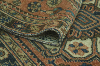 Fine Vintage Distressed Umi Rust/Charcoal Runner, 3'1 x 10'11