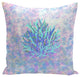 Polyester Decorative Pillow, Coral, 16"x16"