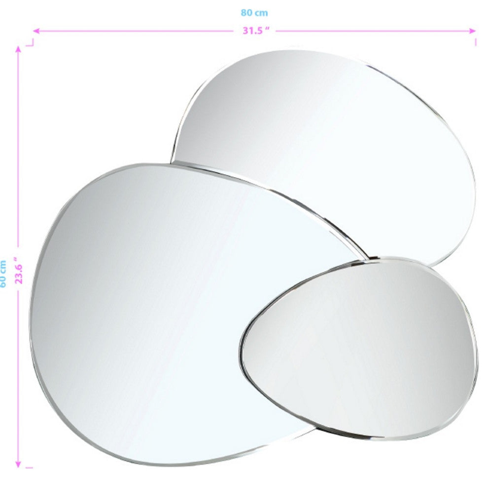 Evolution Abstract Round Mirror