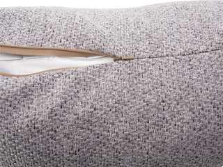 Elegant Square Panama Pillow, Stone