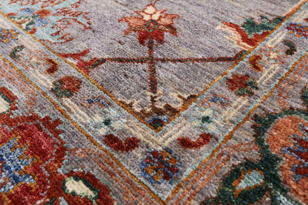 Persian Tabriz Handmade Wool Rug 5' 2" X 6' 11" Q9677