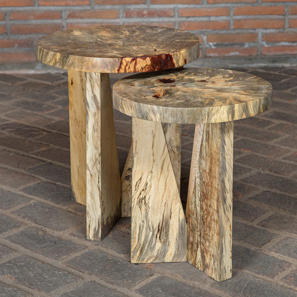 Nadette Natural Nesting Tables, Natural
