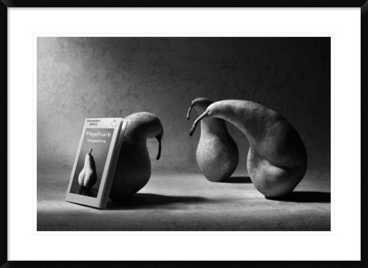 "What Are You Reading, Son?" Framed Digital Print by Victoria Ivanova, 38x27"