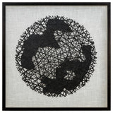 Strongest Ties', 35"x35" Mixed Media Shadowbox, Framed Under Glass