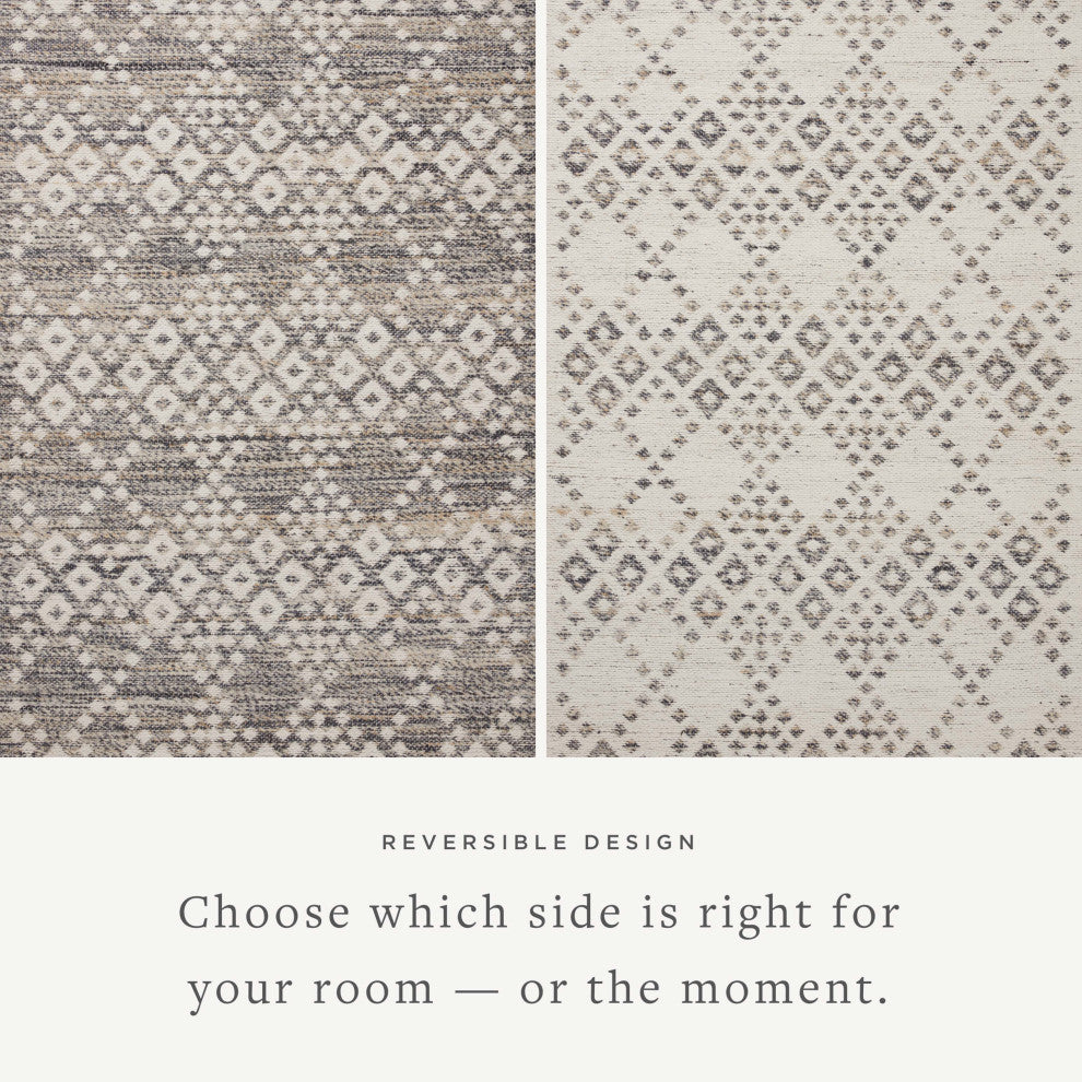 Angela Rose x Loloi Rivers Denim / Ivory 2'-3" x 3'-9" Accent Rug