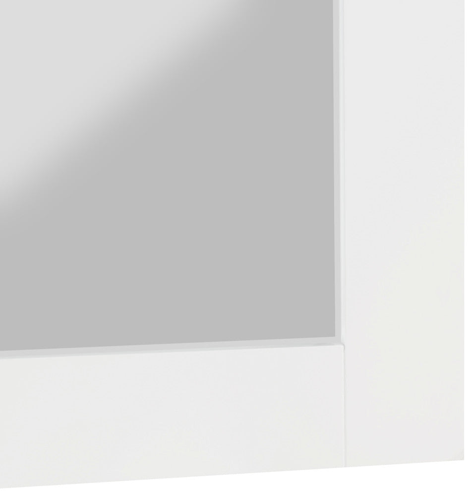 Monad Mirror, White, 44" Wide