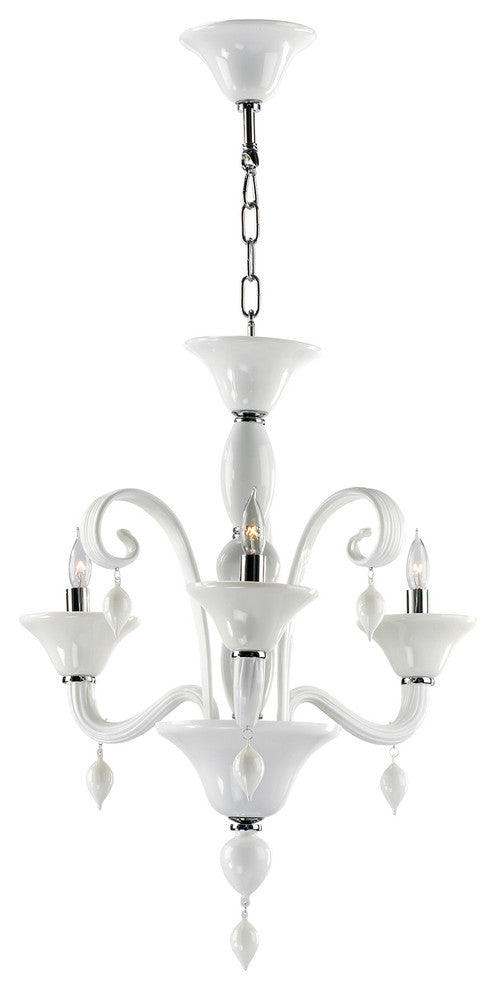 CYAN DESIGN 6496-3-14 Three Lamp Chandelier, Chrome