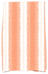 Sea Lines, Stripe Print Hand Towel, Orange