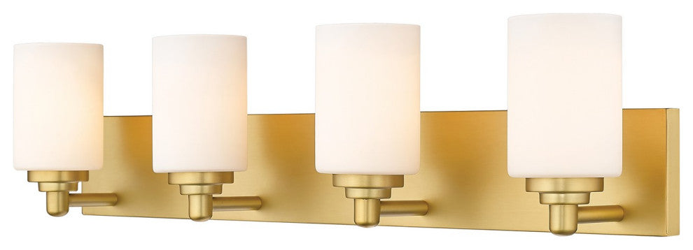 Soledad 4-Light Vanity, Brushed Gold