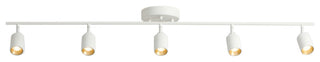 Vidalite Shura 5 Head LED Flush Mount FIxed Track Light, White