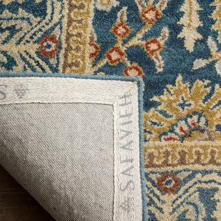 Safavieh Antiquity Collection AT64 Rug, Dark Blue/Multi, 2'3"x12'