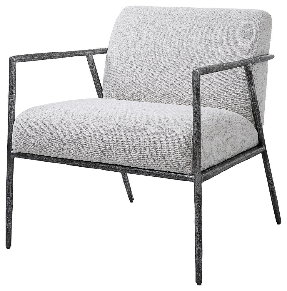 Uttermost Brisbane-Light Gray Accent Chair