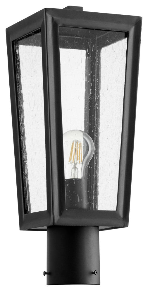 Quorum International 717-6 Bravo 18" Tall Post Light - Noir