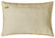 Beige Burlap 12"x26" Lumbar Pillow Cover Lace Beads Sequins Embroidery - Soraya