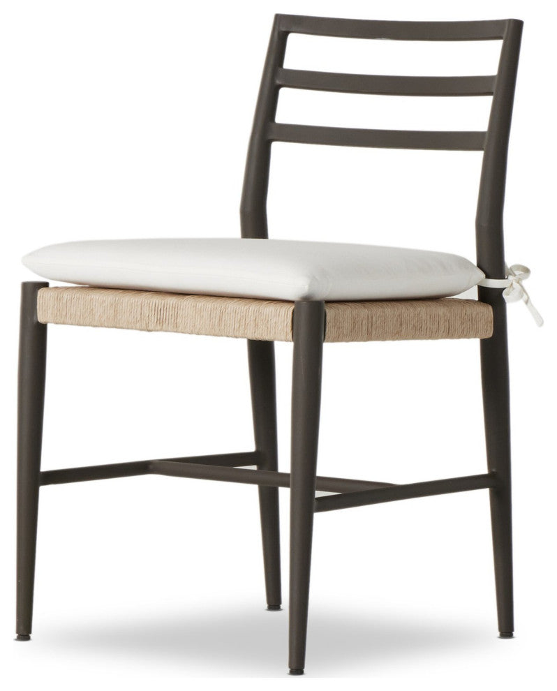 Glenmore Outdoor Dining Chair Bronze, Vintage White, Stinson White