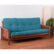 Blazing Needles Vitality 6" Microsuede Full Futon Mattress, Aqua Blue