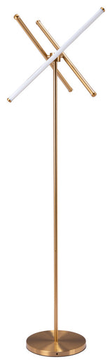 Garza Floor Lamp Brass
