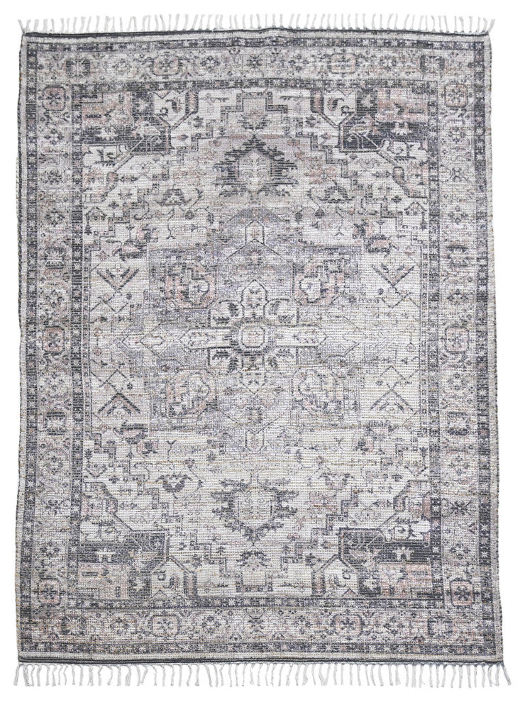 Prairie Sprail Area Rug, Gray, 8' x 10', Oriental